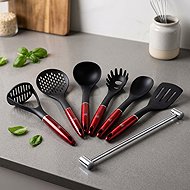BERLINGERHAUS Kitchen utensils with wall holder 7 pcs Burgundy Metallic Line - Kitchen Utensil Set