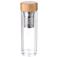 Bergner Glass Bottle with Strainer 350ml - Drinking Bottle
