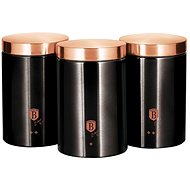 BERLINGERHAUS Food container set of 3 pieces Black Rose Collection - Food Container Set