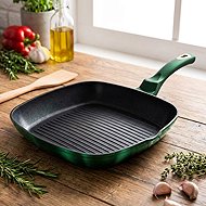 BERLINGERHAUS Grill pan with titanium surface 28 cm Emerald Collection - Pan