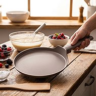 BERLINGERHAUS Pancake pan with titanium surface 25 cm Taupe Collection - Pan