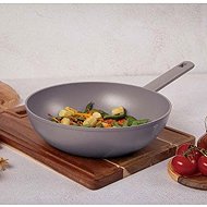 BERLINGERHAUS Wok pan with titanium surface 28 cm Taupe Collection - Wok Pan