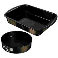 BERLINGERHAUS Baking tray set with titanium non-stick surface 2 pcs Shiny Black Edition - Baking Mould