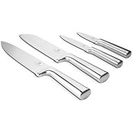 BERLINGERHAUS Stainless steel knife set 4 pcs Matte Black Collection metal handles - Knife Set