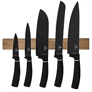 BERLINGERHAUS Knife set with magnetic holder 6 pcs Matte Black Collection - Knife Set
