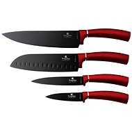 BERLINGERHAUS Non-stick knife set 4 pcs Burgundy Metallic Line - Knife Set