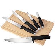 BERLINGERHAUS Knife set with cutting board 6 pcs Matte Black Collection - Knife Set