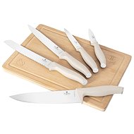 BERLINGERHAUS Knife set with cutting board 6 pcs Sahara Collection - Knife Set