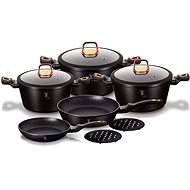 BerlingerHaus Dinnerware Set 10pcs Black Rose Collection BH-1645 - Cookware Set