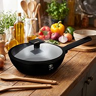BerlingerHaus Monaco Collection Deep pan with titanium surface and lid 24 cm - Pan
