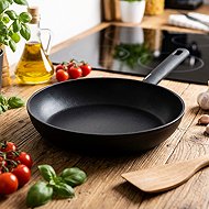 BerlingerHaus Matte Black Collection Fish pan with titanium surface 35 × 25 cm - Pan