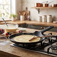 BerlingerHaus Antracit Collection Pancake Pan with Titanium Surface 25 cm - Pan