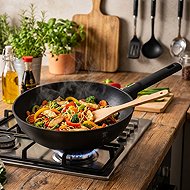 BerlingerHaus Matte Black Collection WOK pan with titanium surface 28 cm - Wok Pan