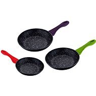 SWISS HOME Set of pans with marble surface 3pcs - Pan Set