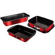 BERLINGERHAUS Set of moulds with titanium non-stick surface 3 pcs Metallic Line Burgundy Edition - Baking Mould