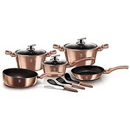 BerlingerHaus Set of Dishes Rosegold Metallic Line 11 pcs - Cookware Set
