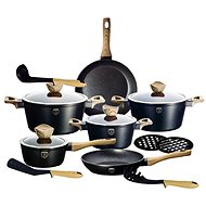 BerlingerHaus Set of Dishes EBONY Line Maple 15 pcs - Kitchenware Set