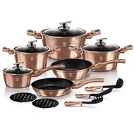 BerlingerHaus Set of dishes Rosegold Metallic Line 15pcs BH-1224N - Kitchenware Set
