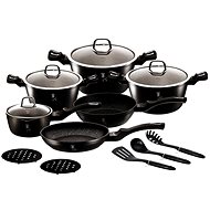 BerlingerHaus Royal Black Collection Dinnerware Set 15pcs BH-6155 - Cookware Set