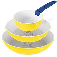 BERLINGERHAUS 3-Piece Cookware Set with Detachable Handle, MINIONS Collection - Cookware Set