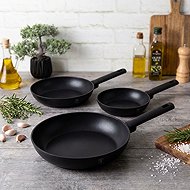 BerlingerHaus Monaco Collection Set of 3 pans with titanium surface - Cookware Set