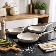 BerlingerHaus Sahara Collection Set of 3 pans with titanium surface - Cookware Set