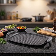 BERLINGERHAUS grill plate with marble surface Carbon PRO Line 47 cm - Grill Plate