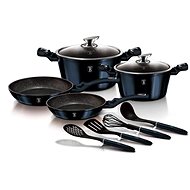 BERLINGERHAUS Set of dishes with marble surface 10 pcs Metallic Line Aquamarine Edition - Cookware Set
