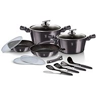 BERLINGERHAUS Set of dishes with marble surface 13 pcs Carbon PRO Line - Cookware Set