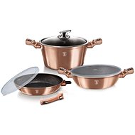 BERLINGERHAUS Set of dishes with marble surface 6 pcs Rosegold Metallic Line II - Cookware Set