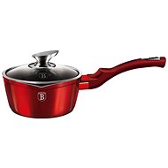 BERLINGERHAUS Casserole with lid with marble surface 16 cm Burgundy Metallic Line - Saucepan