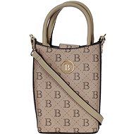 BERTOO Women's Francesca beige logo handbag - Handbag