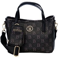 BERTOO Women's handbag Sara black logo - Handbag