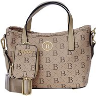 BERTOO Ladies handbag Sara beige logo - Handbag