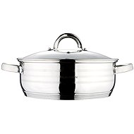 BLAUMANN Baking dish / pot with lid stainless steel 22 cm Gourmet Line - Pot