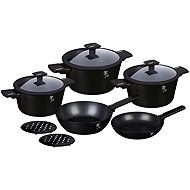 BERLINGERHAUS Set of dishes with titanium surface 10 pcs Monaco Collection - Cookware Set