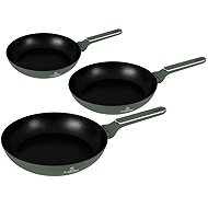 BERLINGERHAUS Pan Set with Titanium Surface Matte Green Collection - Cookware Set