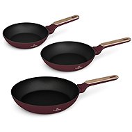 BERLINGERHAUS 3-Piece Pan Set with Titanium Surface, Leonardo Nordic Collection - Cookware Set