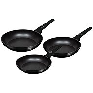 BERLINGERHAUS 3-Piece Pan Set with Titanium Surface Black Vantage Collection - Cookware Set