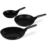 BERLINGERHAUS 3-Piece Pan Set with Titanium Surface, Black Rose Collection - Cookware Set