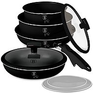 BERLINGERHAUS 9-Piece Cookware Set with Titanium Surface Monaco Collection - Cookware Set