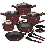 BERLINGERHAUS Titanium Coated Cookware Set 15 pcs Leonardo Collection II. - Cookware Set