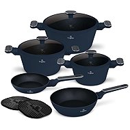 BERLINGERHAUS 10-Piece Cookware Set with Titanium Surface, Deep Sea Collection II. - Cookware Set