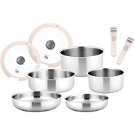 CS KOCHSYSTEME PETAL Stainless Steel Cookware Set, 9-Piece - Cookware Set