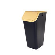 PRACTIC for separated waste, 35 l, yellow lid - Rubbish Bin