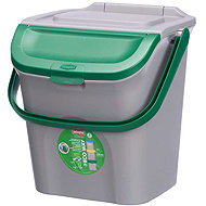 StefanPlast for sorted waste, 28 l, green - Rubbish Bin