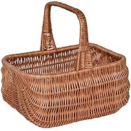 BerryHome Holender wicker basket, 30 × 20 × 26 cm - Small Basket