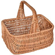 BerryHome Holender wicker basket, 36 × 25 × 32 cm - Small Basket