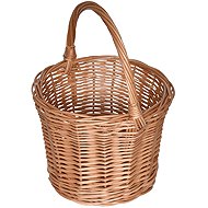 BerryHome Wicker Picking Basket, 23 × 23 × 33 cm - Small Basket