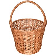 BerryHome Wicker Picking Basket, 37 × 37 × 54 cm - Small Basket